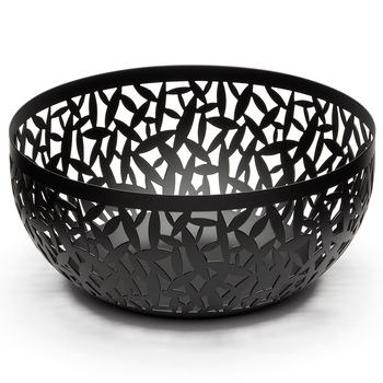 Fructiera din otel 12cm Alessi ''Cactus'', negru Fructiera din otel 12cm Alessi ''Cactus'', negru
