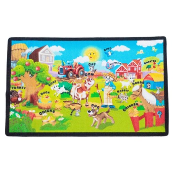 Covor copii antiderapant, 100x150cm, inaltime fir 6 mm, 100% poliamida, greutate 1350g /mp, model Ali Baba Covor copii antiderapant, 100x150cm, inaltime fir 6 mm, 100% poliamida, greutate 1350g /mp, model Ali Baba