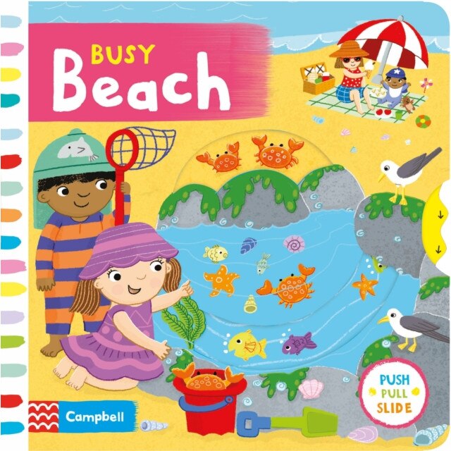 Busy Beach, Books Campbell