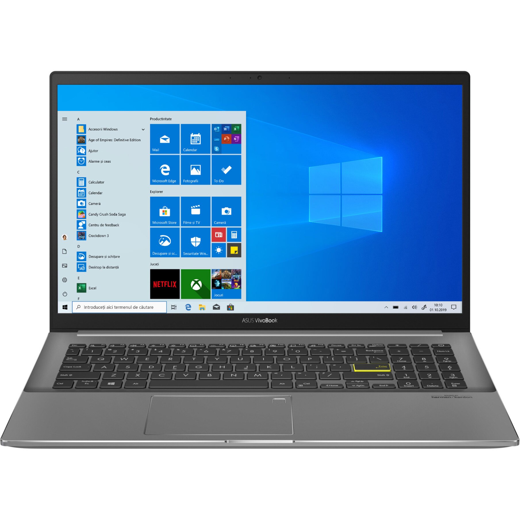 Laptop ASUS VivoBook S15 S533EA cu procesor Intel® Core™ i7-1165G7