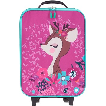 Troler copii Bambi, Fabrizio, 30x14x40, roz Troler copii Bambi, Fabrizio, 30x14x40, roz