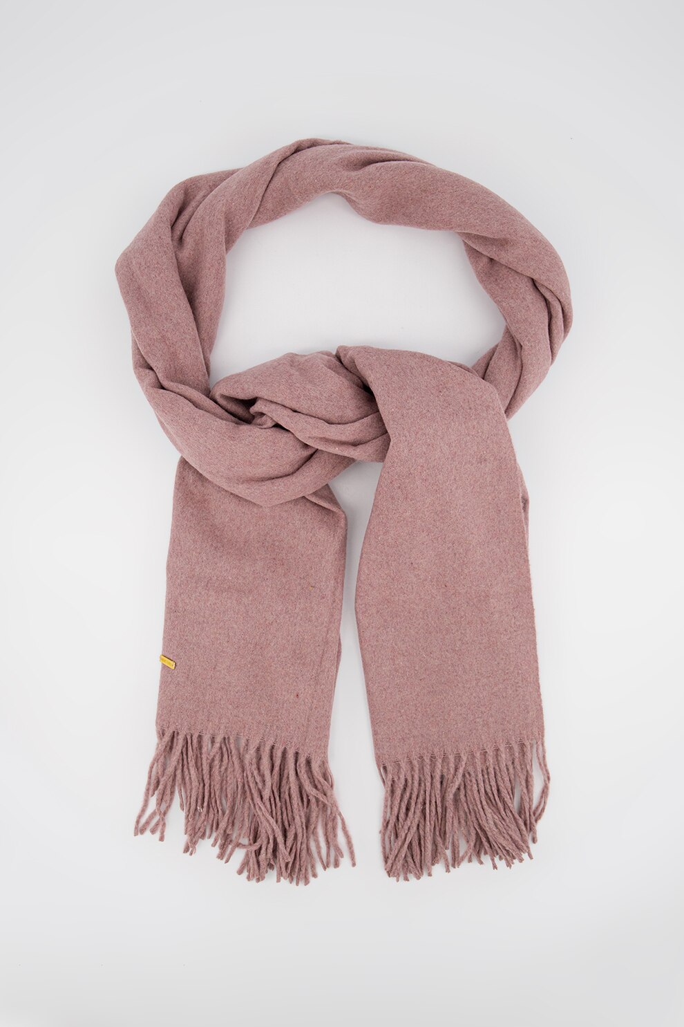 Heavy Tools, Fular circular cu margini franjurate Priba, Roz prafuit