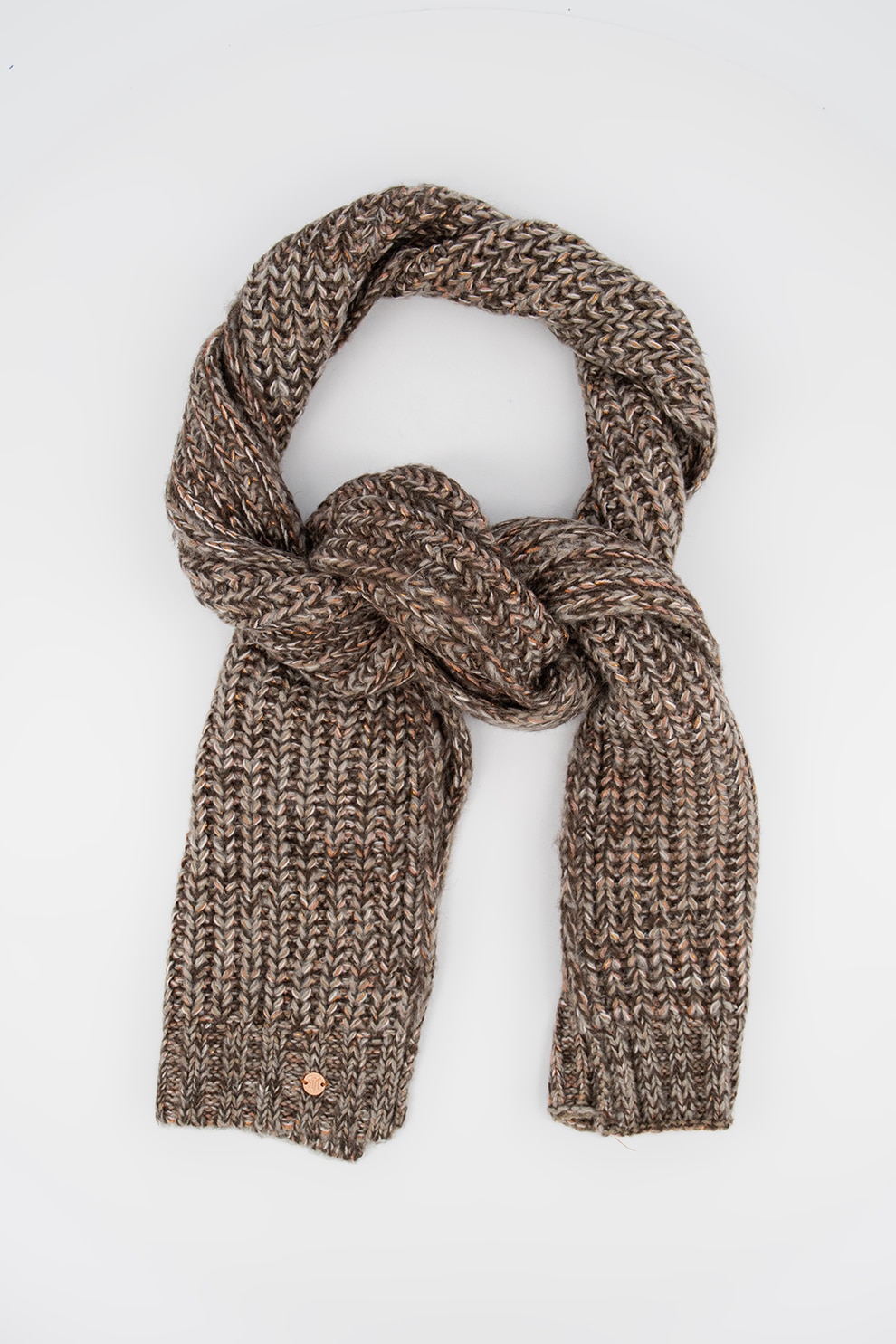 Heavy Tools, Fular circular tricotat fin Pozette, Taupe