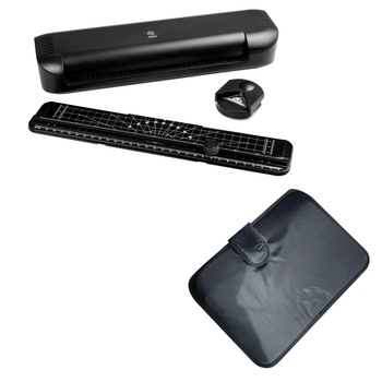 Set laminator A4,trimmer,rotunjitor colturi si 20 folii, Monolith,max 100mic + Cadou Husa Laptop 15.4” Set laminator A4,trimmer,rotunjitor colturi si 20 folii, Monolith,max 100mic + Cadou Husa Laptop 15.4”