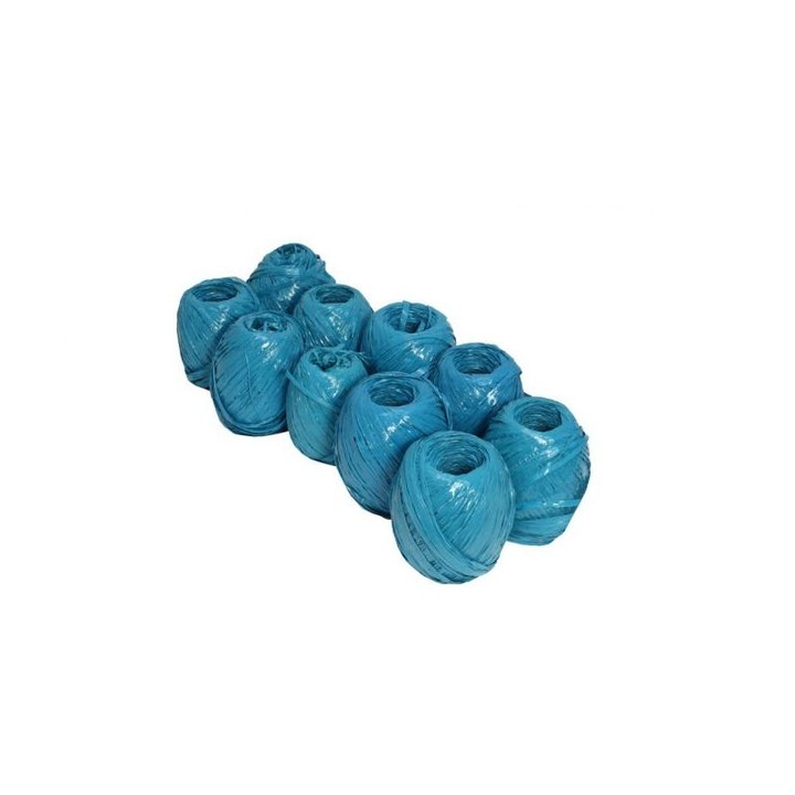 Set 10x ghem sfoara rafie, 100 gr, albastru