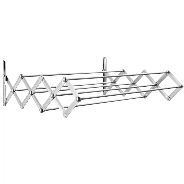 Uscator rufe Juwel Ruck Zuck 120, Montabil pe perete, Gri Metalizat