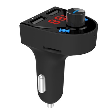 Kit auto hands-free 3-in-1, Gembird BTT-03, bluetooth v.4.2, modulator FM, incarcator USB 3.1A, player microSD si USB, voltmetru, negru Kit auto hands-free 3-in-1, Gembird BTT-03, bluetooth v.4.2, modulator FM, incarcator USB 3.1A, player microSD si USB, voltmetru, negru
