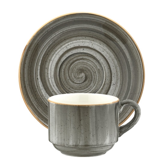 Ceasca cu farfurioara ceai BONNA SPACE 210ml