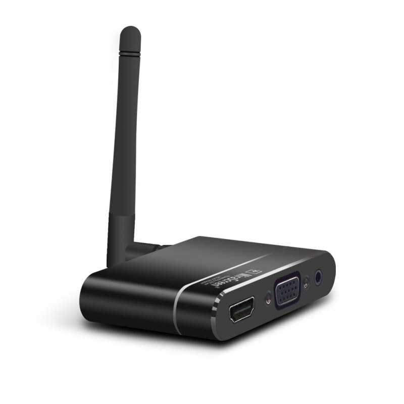 Afisaj WiFi VGA (X6W), MiraScreen Display Dongle, Full HD 1080P, Negru