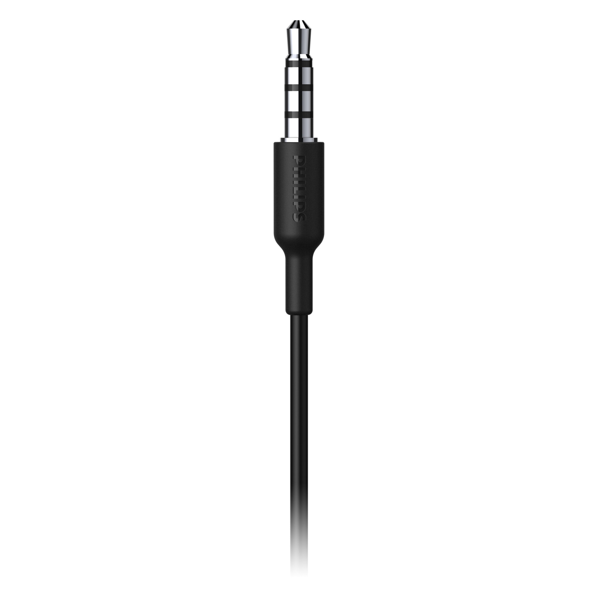 Casti Audio In-Ear Sport Philips, TAA1105BK/00, cu fir, Microfon, Negru