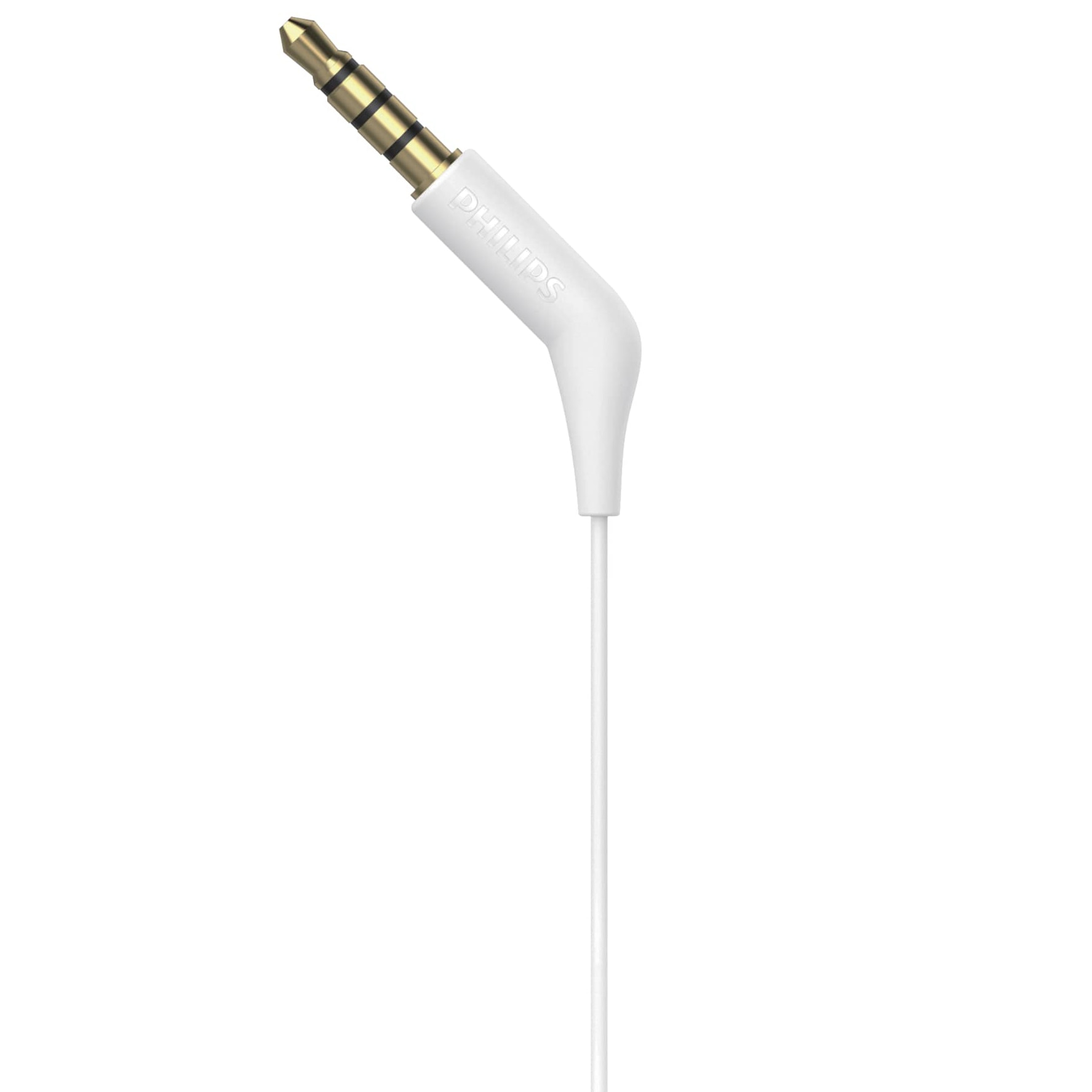 Casti Audio In-Ear Philips, TAE1105WT/00, cu fir, Microfon, Alb