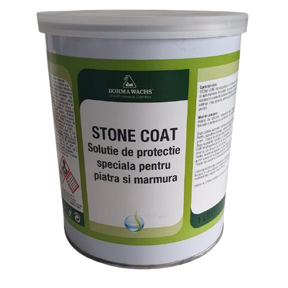 Lac pentru piatra si marmura, aspect umed, BORMA WACHS, Stone Coat, 1 L