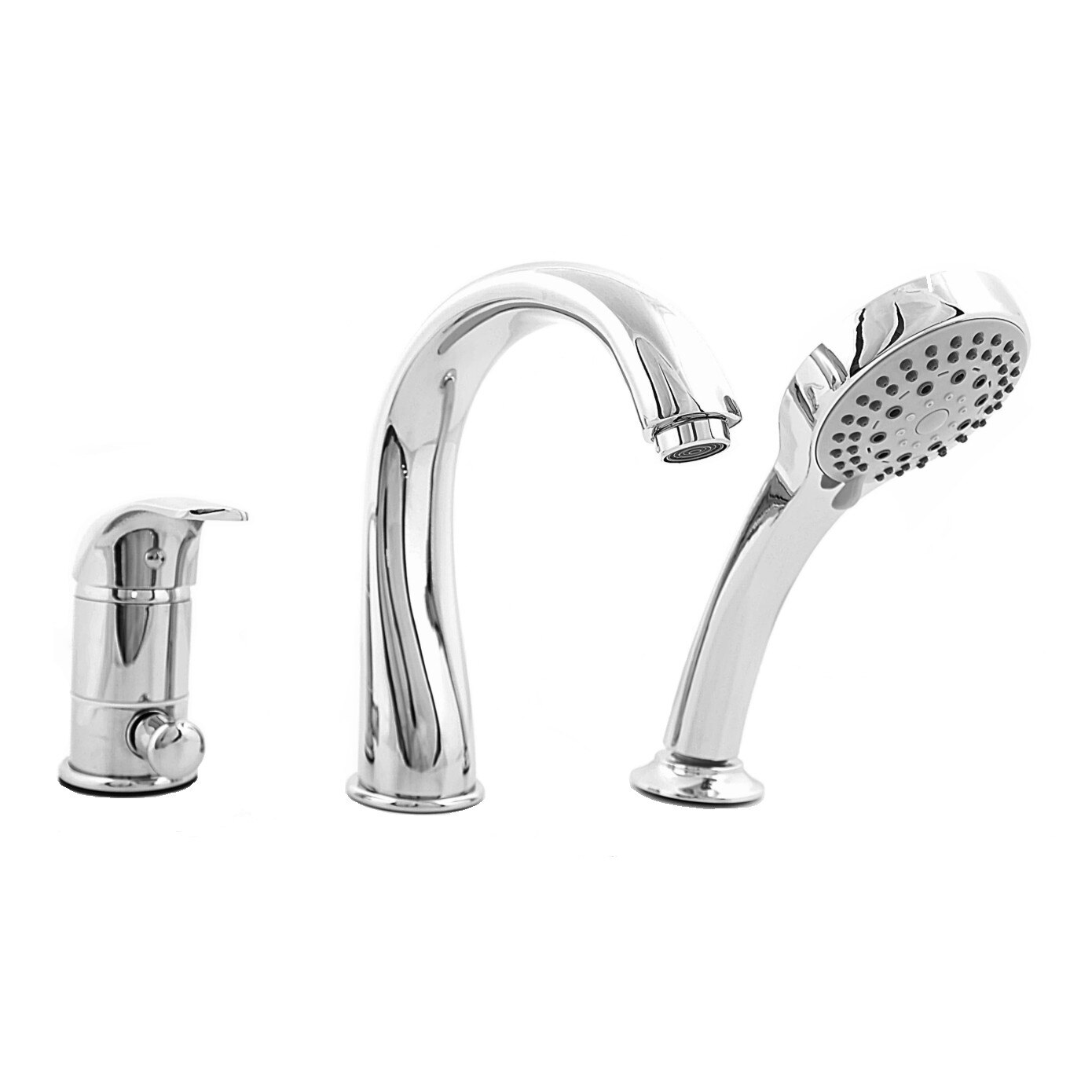 Baterie stativa cu montaj pe cada 3 gauri, crom , monocomanda