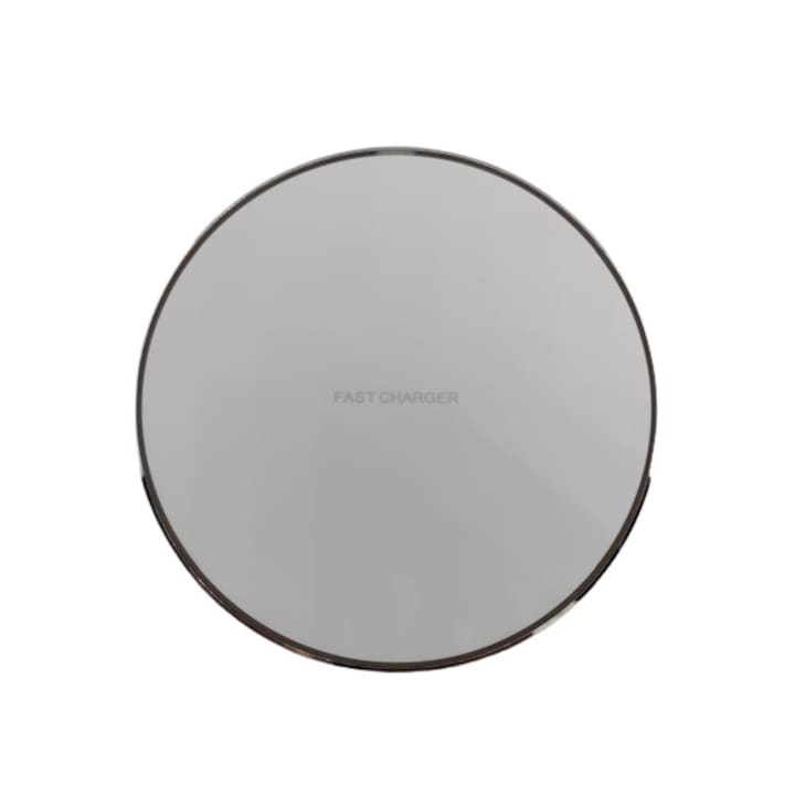 Original Deals Fast Charge Ultra Slim vezeték nélküli töltő LED lámpával és prémium felülettel, kompatibilis Android, IOS rendszerrel