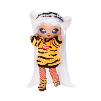 Set papusa Na! Na! Na! Surprise, Seria 4, Tigru Bianca Bengal Set papusa Na! Na! Na! Surprise, Seria 4, Tigru Bianca Bengal