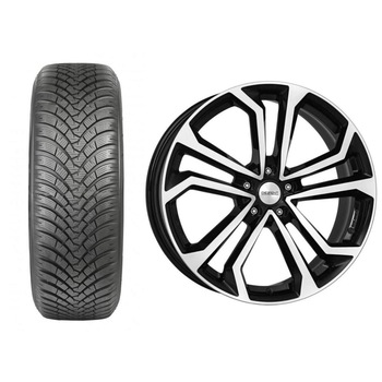 Roata completa Renault Captur janta aliaj Dezent TA Dark 7.5x17 + anvelopa iarna Falken HS01-SUV 215/60R17 100V Roata completa Renault Captur janta aliaj Dezent TA Dark 7.5x17 + anvelopa iarna Falken HS01-SUV 215/60R17 100V