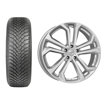 Roata completa Ford Puma janta aliaj Dezent TA Silver 7x17 + anvelopa iarna Falken HS01 215/55R17 98V + Senzor presiune ALCAR Roata completa Ford Puma janta aliaj Dezent TA Silver 7x17 + anvelopa iarna Falken HS01 215/55R17 98V + Senzor presiune ALCAR