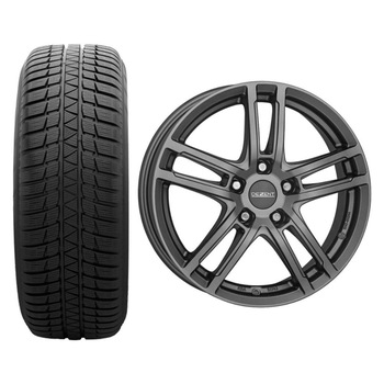 Roata completa Skoda Kamiq, VW T-Cross janta aliaj Dezent TZ Graphite 6.5x16 + anvelopa iarna Sumitomo WT200 205/60R16 96H XL Roata completa Skoda Kamiq, VW T-Cross janta aliaj Dezent TZ Graphite 6.5x16 + anvelopa iarna Sumitomo WT200 205/60R16 96H XL