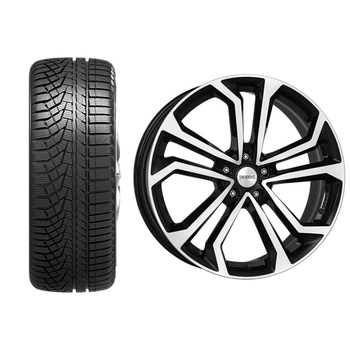 Roata completa Renault Captur janta aliaj Dezent TA Dark 7.5x17 + anvelopa iarna Sailun Ice Blazer Alpine EVO 215/60R17 100V Roata completa Renault Captur janta aliaj Dezent TA Dark 7.5x17 + anvelopa iarna Sailun Ice Blazer Alpine EVO 215/60R17 100V