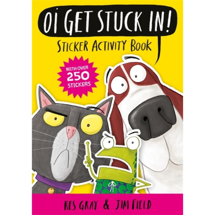 Oi Get Stuck In! Sticker Activity Book, Gray Kes