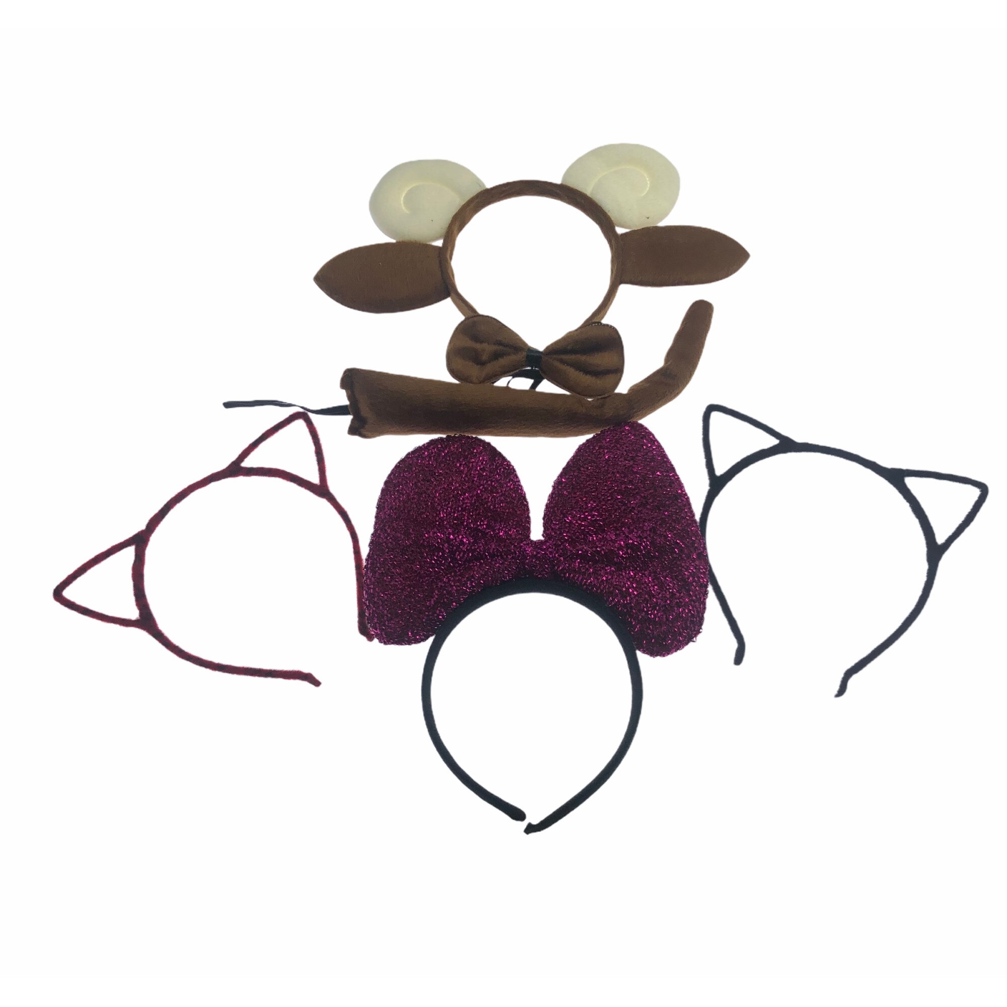 Set Atelier 4 coronite, Plastic, Pisica/Minnie/Vaca