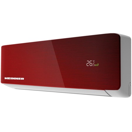 Aparat de aer conditionat Heinner HAC-12CWF-RD Inverter, 12000 BTU, Clasa A++, Wi-Fi Control, Filtru High Density, Display LCD, Auto Restart, Autodiagnoza, Rosu