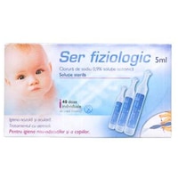 Ser fiziologic Solacium, 40x5 ml
