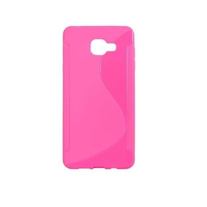 Samsung Galaxy A7 (2016) A710 telefonnal kompatibilis tok, sima, szilikon, rózsaszín