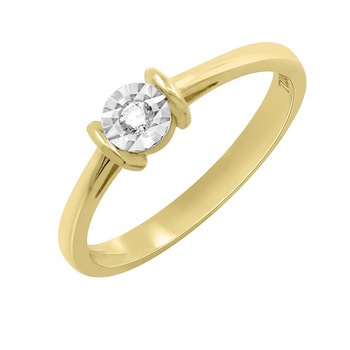 Inel cu diamant, Ilex Gold, 53 mm, 270542 Inel cu diamant, Ilex Gold, 53 mm, 270542