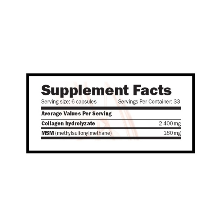 Supliment alimentar Amix articulatii Osteo Gelatin cu Msm 400 capsule