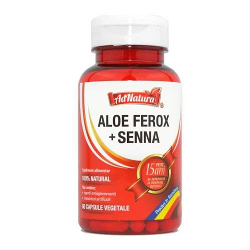 Supliment Alimentar Aloe Ferox + Senna 60 capsule Adserv