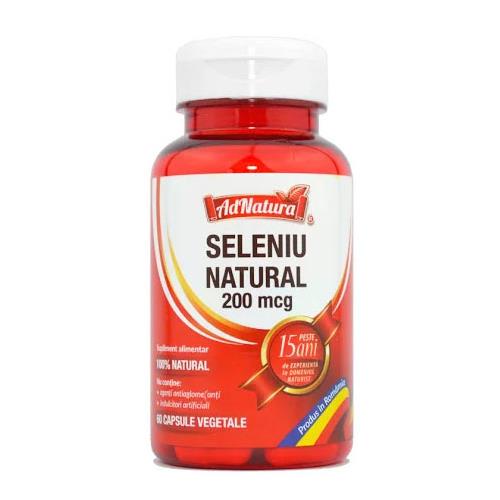 Seleniu Natural 60 capsule Adserv