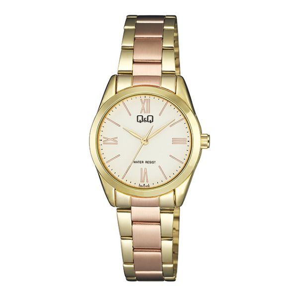Ceas dama Q&Q QB43J408Y, auriu, elegant