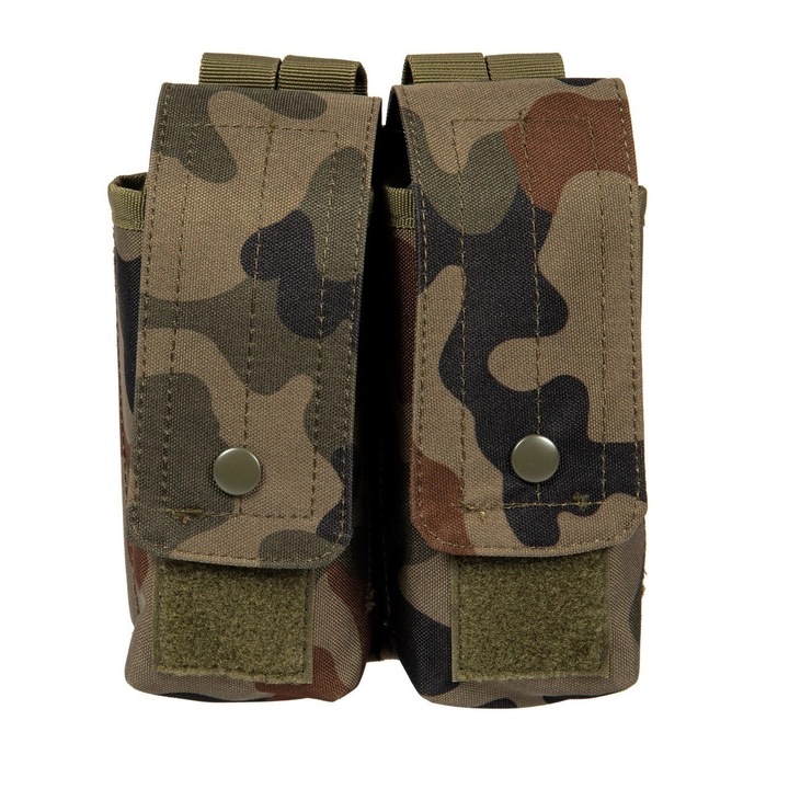 Port Incarcator Airsoft Dublu AK Woodland Panther GFC Tactical