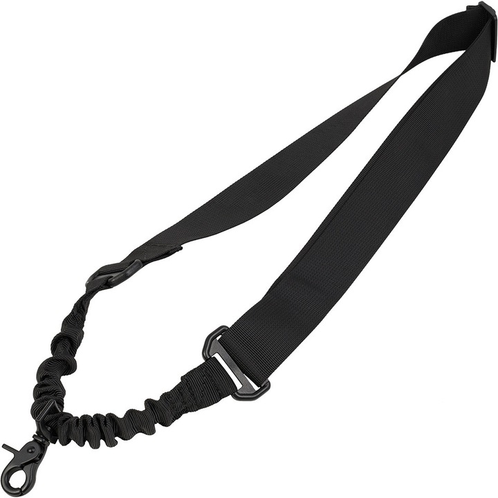 Curea Tactica Airsoft Bungee 1 Punct Neagra Ultimate Tactical