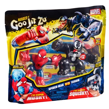 Set 2 figurine eroi Marvel care se pot intinde, Goo Jit Zuu Set 2 figurine eroi Marvel care se pot intinde, Goo Jit Zuu