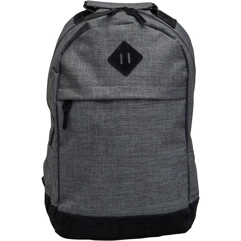 Rucsac Minoti Suedette Trim, gri/negru