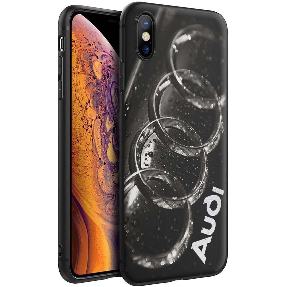 Husa iPhone X/XS - Silicon Matte - Audi 4