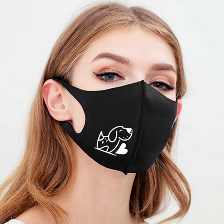 Kutyus - 3D fazonú dizájn szájmaszk