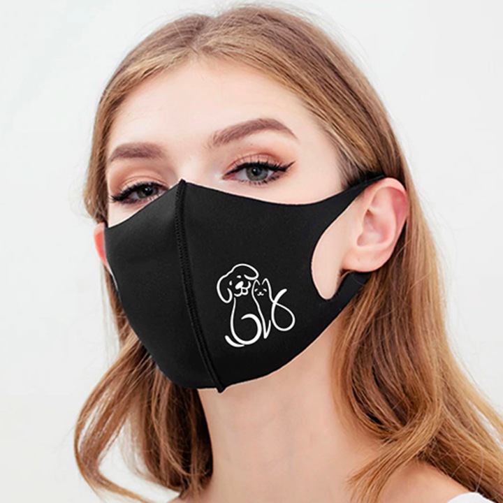 Barátság - 3D fazonú dizájn szájmaszk
