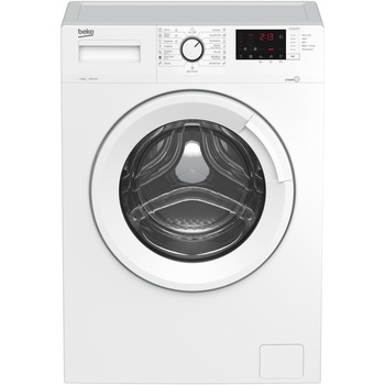 Masina de spalat rufe Slim Beko WUE 6512 BWW, 6 kg, 1000 RPM, Clasa E, SteamCure, 60 cm, Alb Masina de spalat rufe Slim Beko WUE 6512 BWW, 6 kg, 1000 RPM, Clasa E, SteamCure, 60 cm, Alb