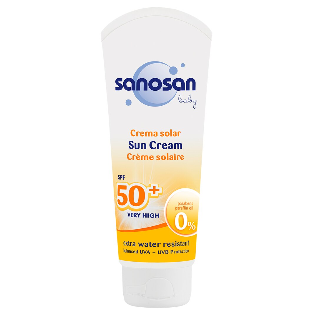 Crema cu protectie solara Sanosan Baby, SPF 50+, 75 ml