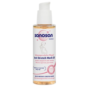 Ulei pentru prevenirea vergeturilor Sanosan Mama, 100 ml Ulei pentru prevenirea vergeturilor Sanosan Mama, 100 ml