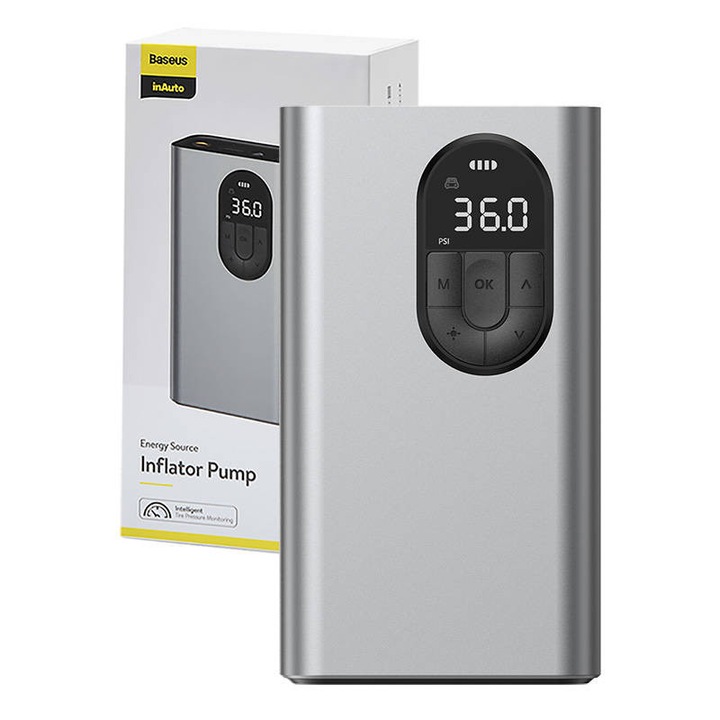 Mini kompresor automatikus Baseus energiaforrás (elhomályosodott)