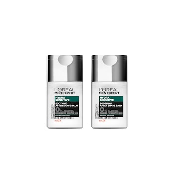Pachet promo L'Oreal Paris: 2 x Balsam aftershave Men Expert Hydra Sensitive pentru ten sensibil, 125 ml Pachet promo L'Oreal Paris: 2 x Balsam aftershave Men Expert Hydra Sensitive pentru ten sensibil, 125 ml