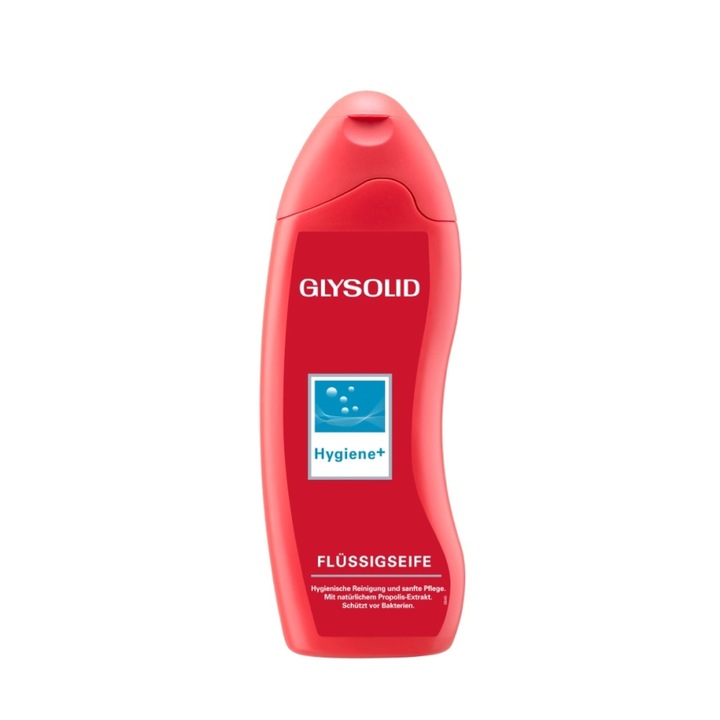 Антибактериален Течен сапун GLYSOLID Hygiene+, 250 мл