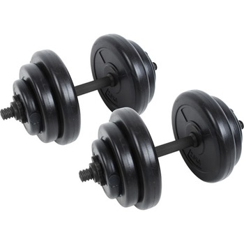 Set gantera fitness Kondition Dynamic, coating vinil, 20 kg Set gantera fitness Kondition Dynamic, coating vinil, 20 kg