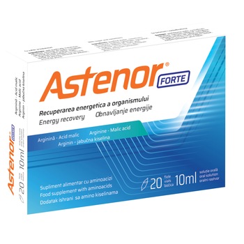 Supliment alimentar Astenor Forte, 20 fiole Supliment alimentar Astenor Forte, 20 fiole