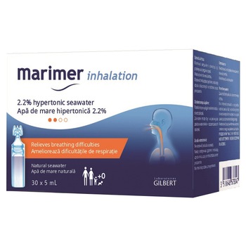 Marimer Inhalatii 2,2%, 30 unidoze x 5 ml Marimer Inhalatii 2,2%, 30 unidoze x 5 ml