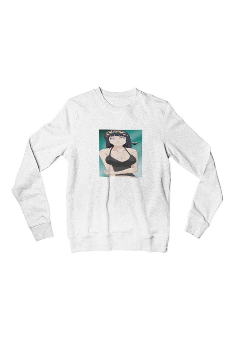 Bluza Femei Naruto, Hynata 2, alba, Alb